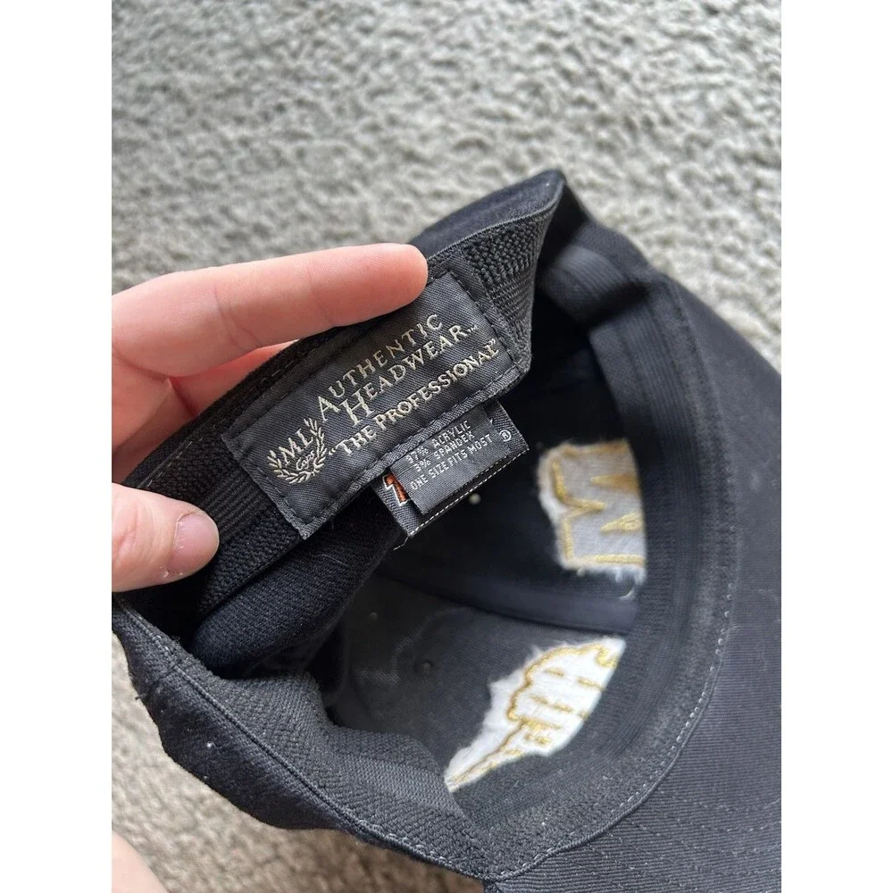 Vintage Marylander Embroidered Hat Black & Gold